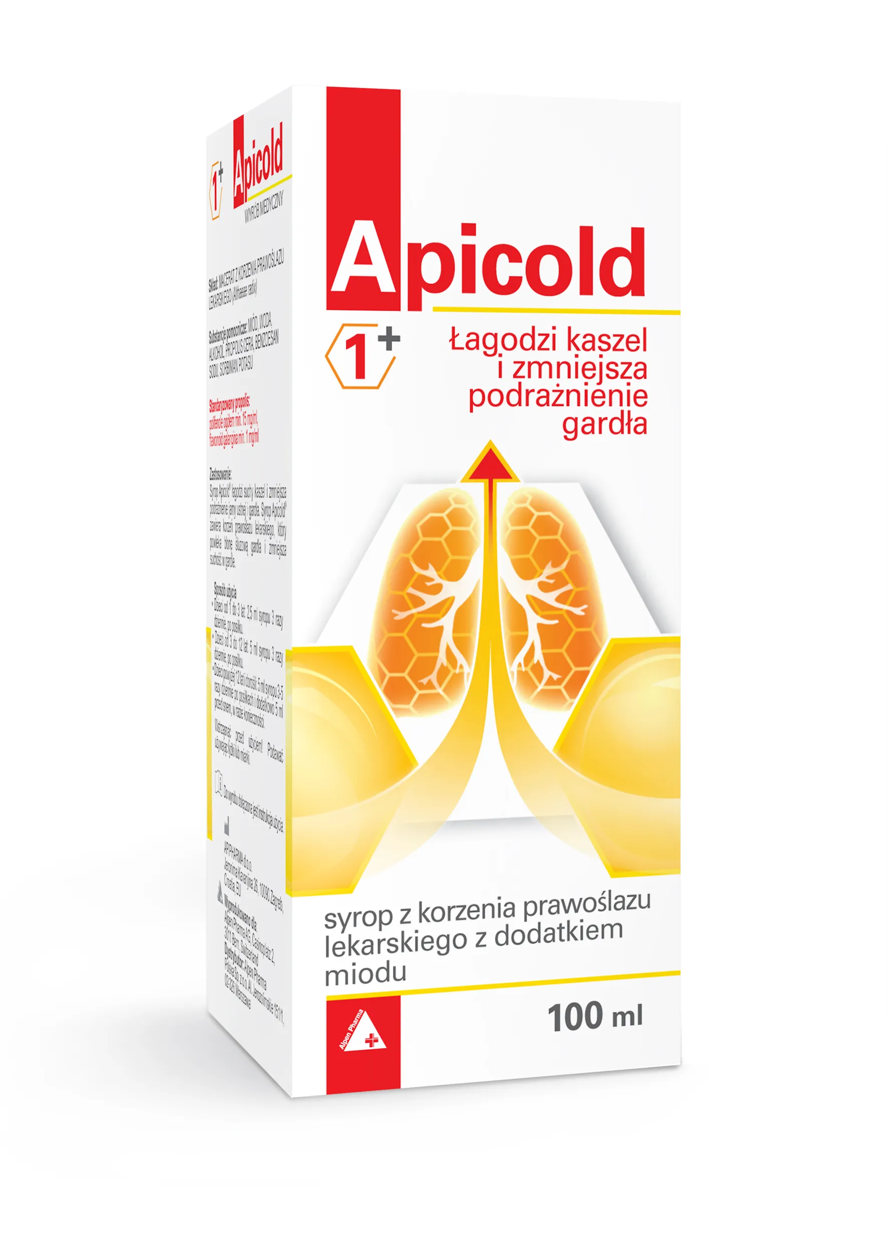 Apicold 1+, syrop, 100 ml