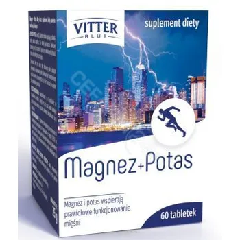 Magnez + Potas Vitter Blue, suplement diety, 60 tabletek 