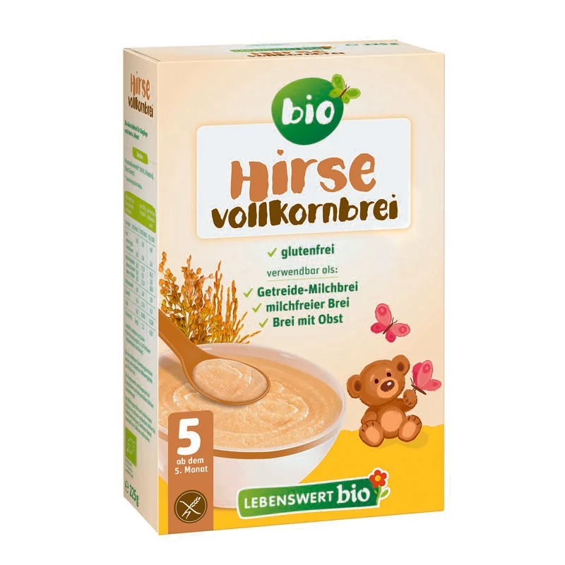 Lebenswert bio kaszka jaglana pełnoziarnista, od 5 miesiąca życia, 225 g