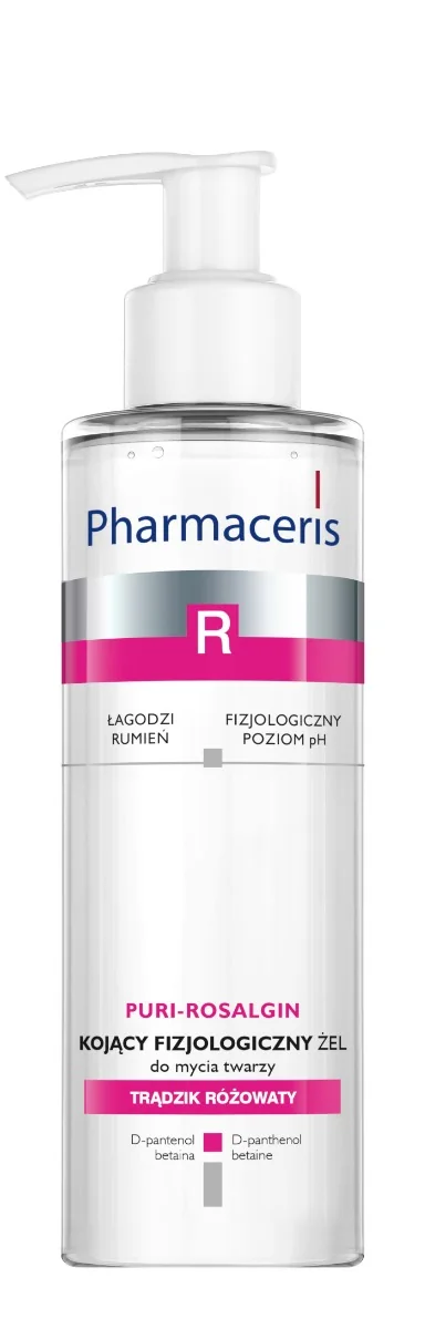 Pharmaceris R Puri-Rosalgin kojący fizjologiczny żel do mycia twarzy i okolic oczu, 190 ml