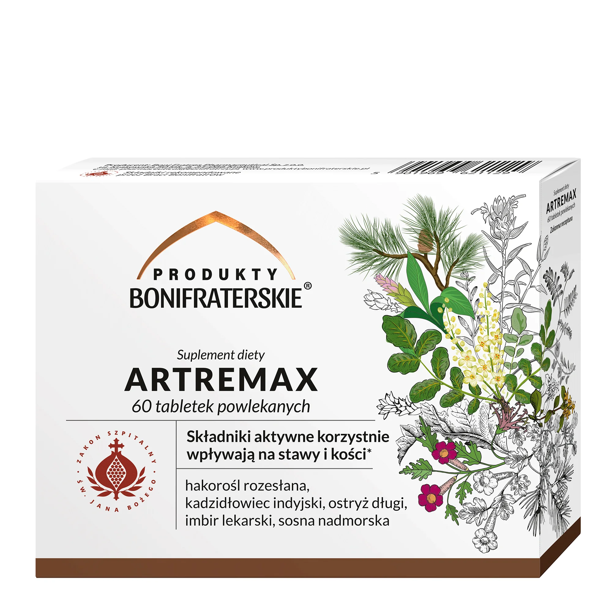 Produkty bonifraterskie Artremax 60 tabletek powlekanych