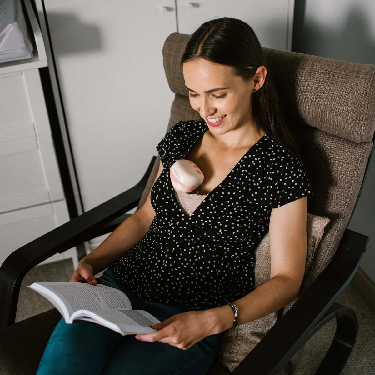 Babyono Twinnny laktator podwójny elektryczny muszlowy, 1 szt.