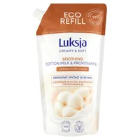 Luksja Creamy & Soft kremowe mydło w płynie Mleczko bawełniane i Prowitamina B5, 900 ml