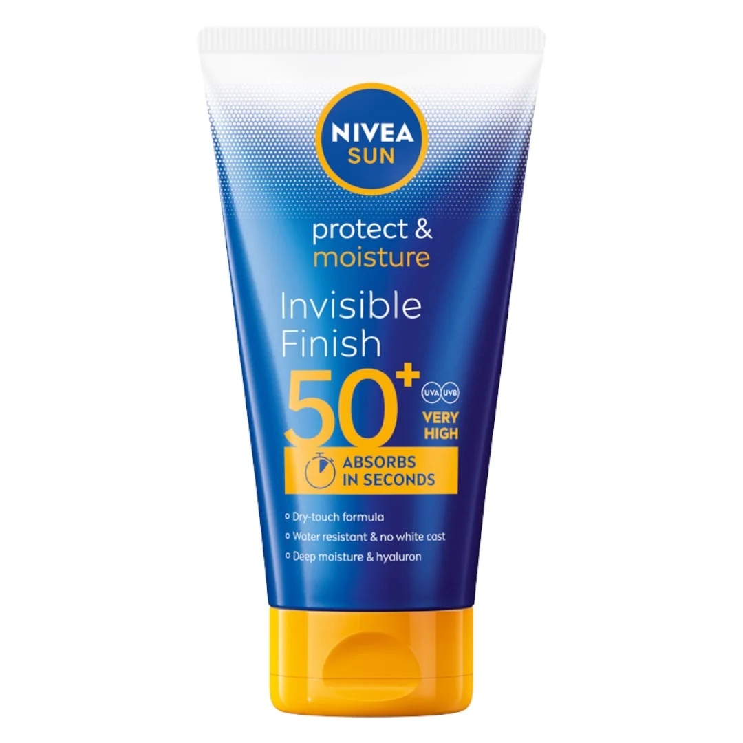Nivea Sun Protect & Moisture nawilżający balsam do opalania Invisible Finish SPF50+, 150 ml