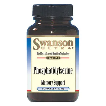 Swanson, Fosfatydyloseryna, 100 mg, suplement diety, 30 kapsułęk 