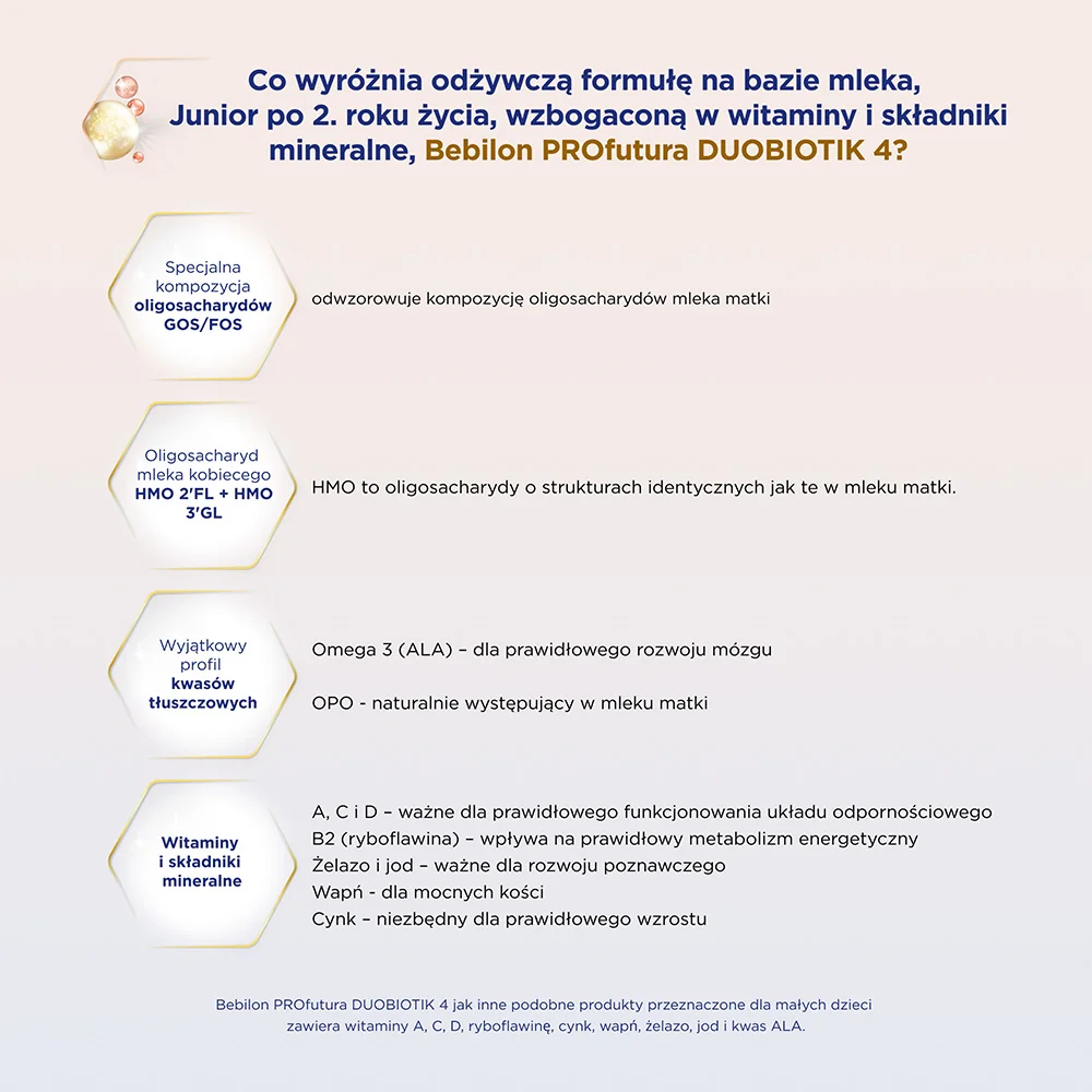 Bebilon Profutura DuoBiotik 4 odżywcza formuła na bazie mleka po 2. roku życia, 800 g