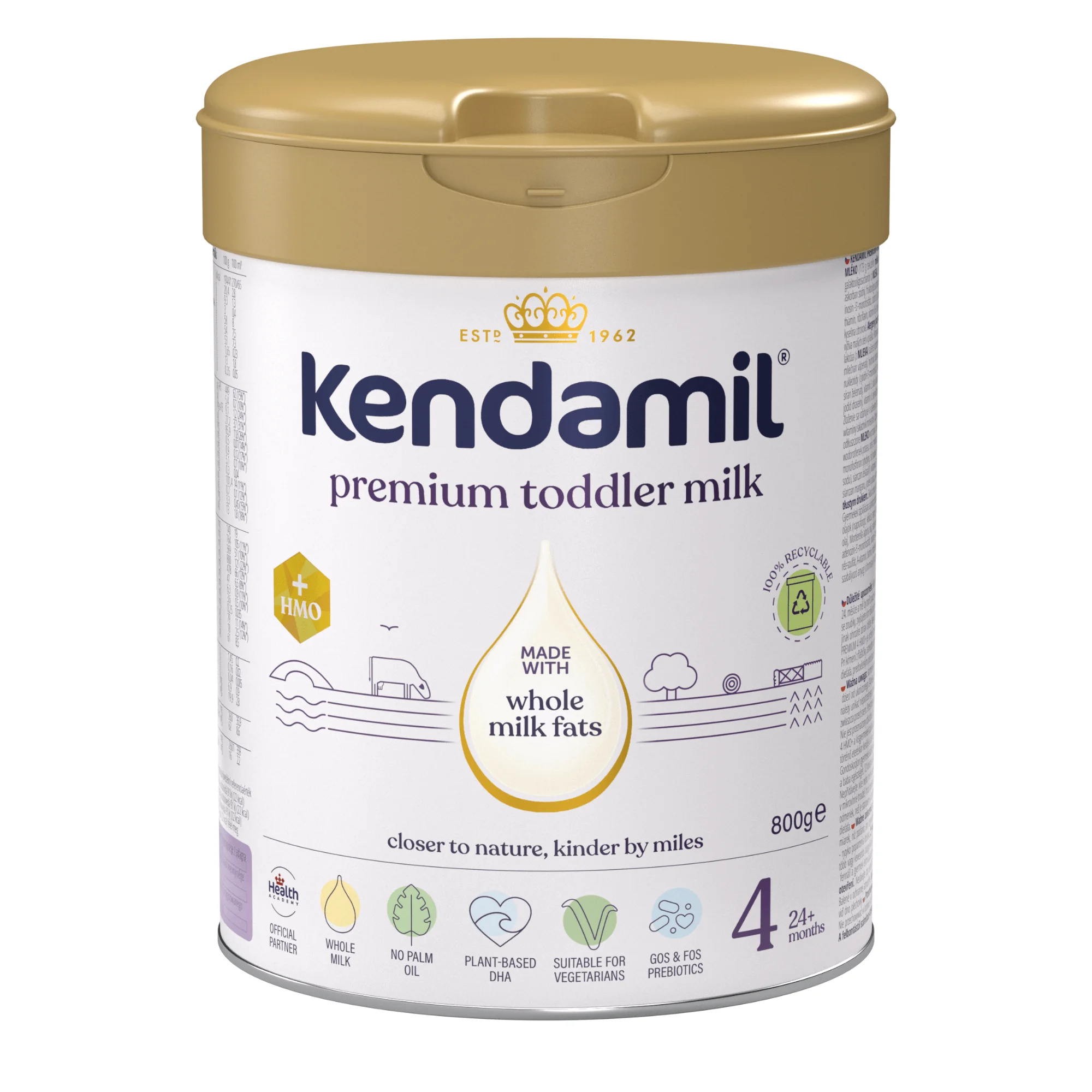 Kendamil Premium 4 HMO+ mleko następne, 800 g