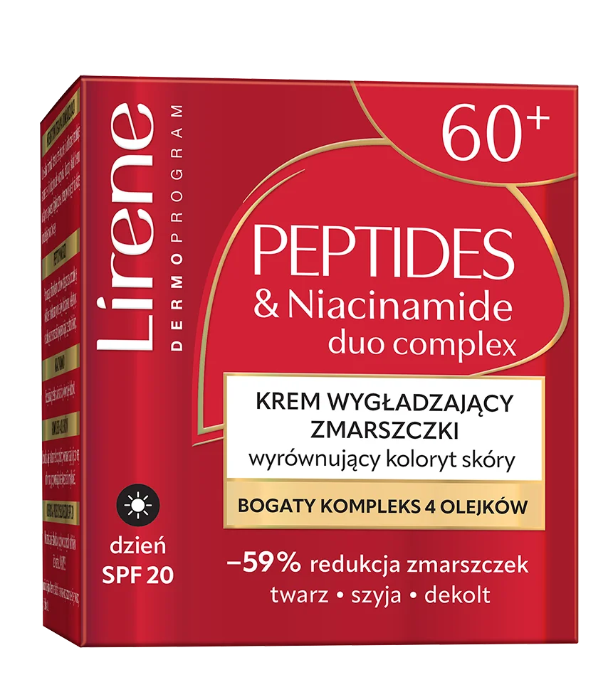 Lirene krem wygładzający zmarszczki SPF 30 60+, 50 ml