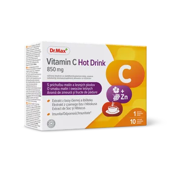 Vitamin C Hot Drink Dr.Max , suplement diety, 10 saszetek 