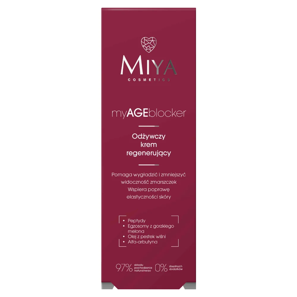 Miya myAGEblocker odżywczy krem regenerujący, 50 ml