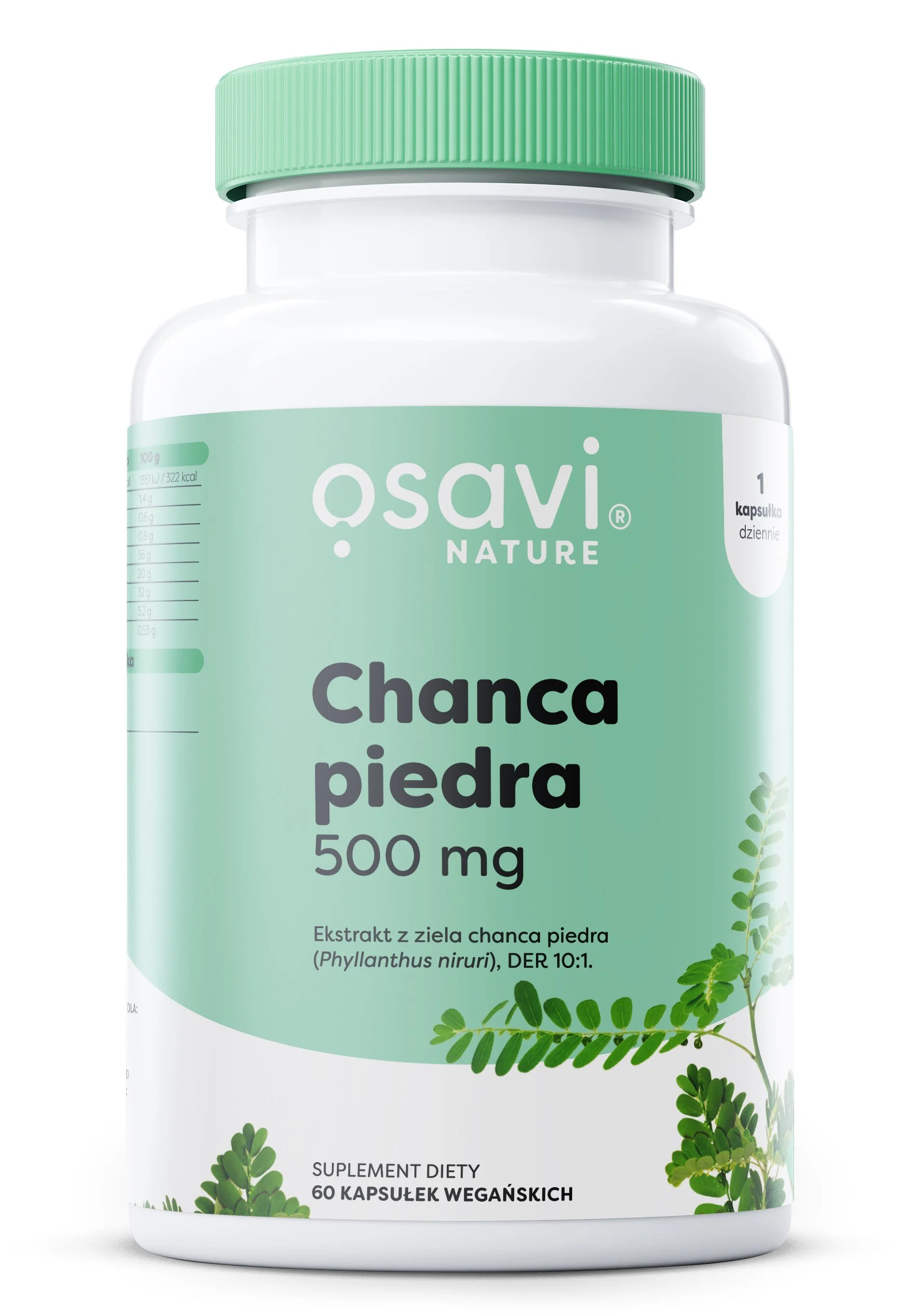 Osavi Chanca Piedra 500 mg 60 kapsułek wegańskich