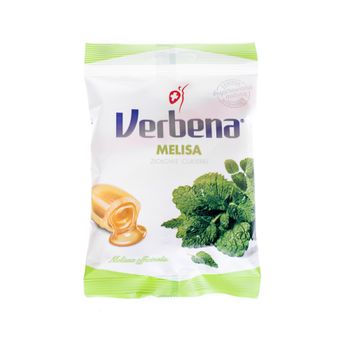 Verbena, cukierki ziołowe, melisa z witaminą C, 60 g 