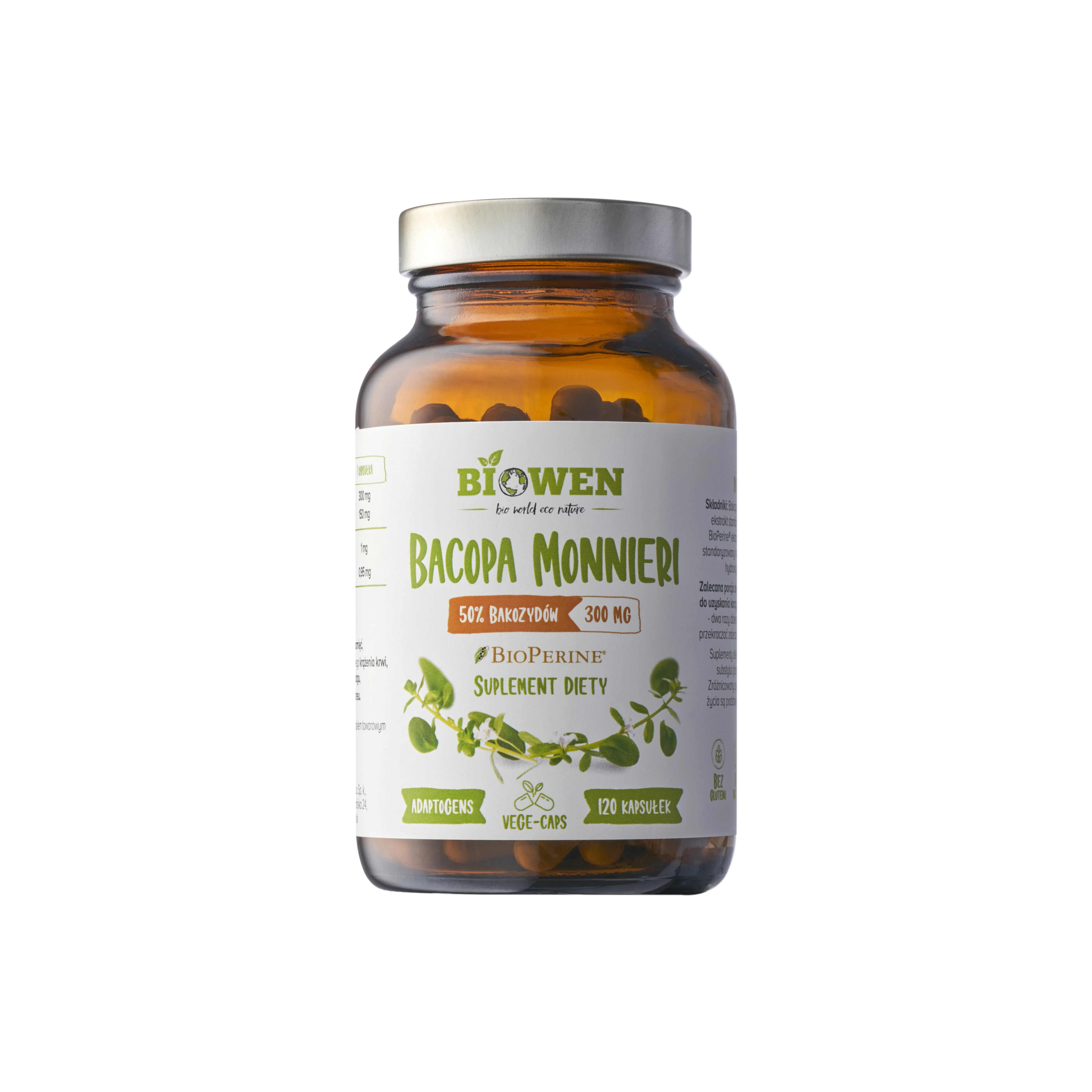 BIOWEN Bacopa Monnieri 120 kapsułek