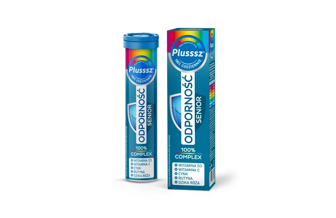 Plusssz Odporność Senior 100% Complex 20 tabletek musujących