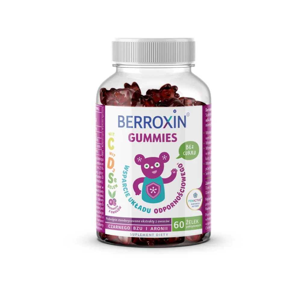 Berroxin® Gummies żelki pektynowe, 60 żelek