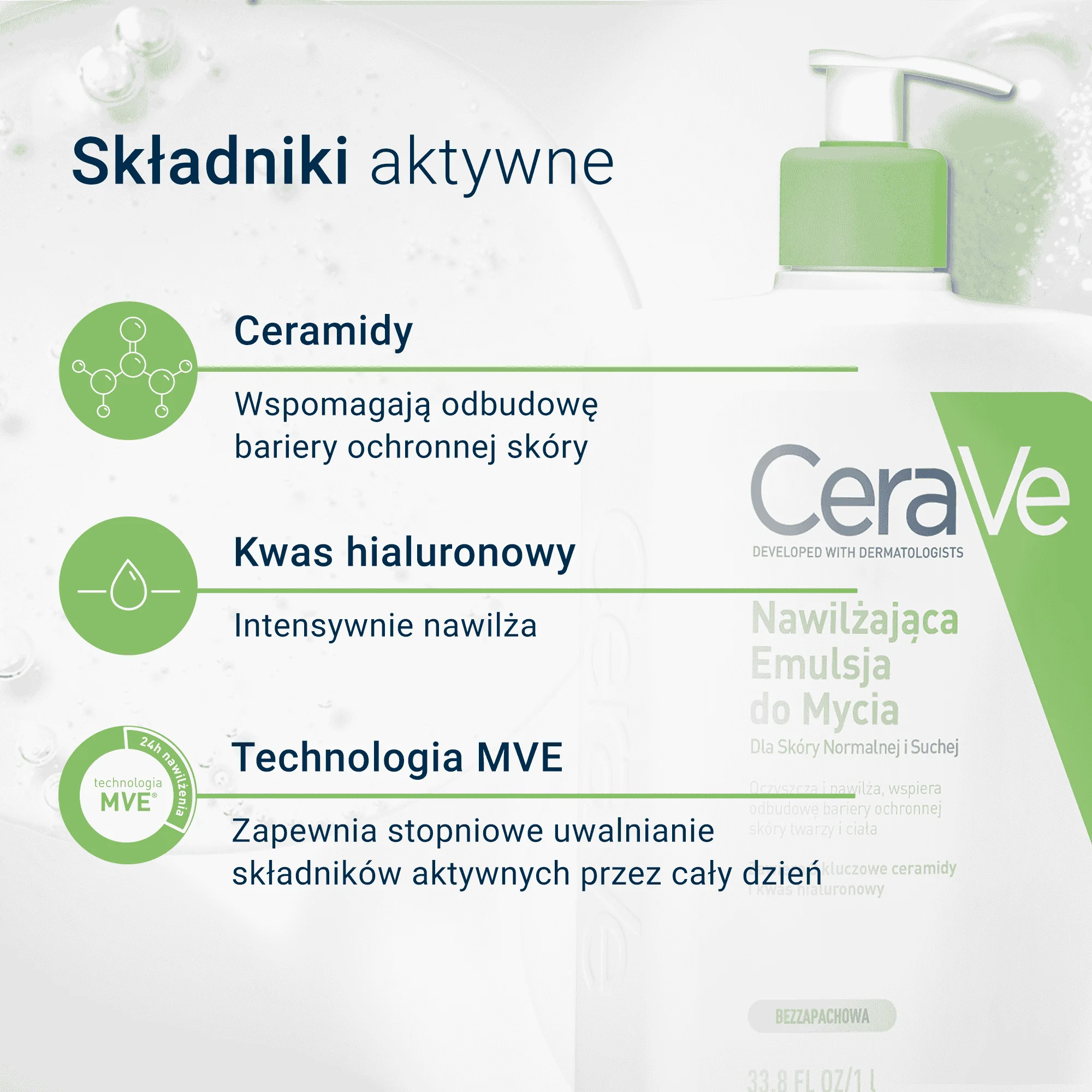 CeraVe nawilżająca emulsja do mycia, 473 ml