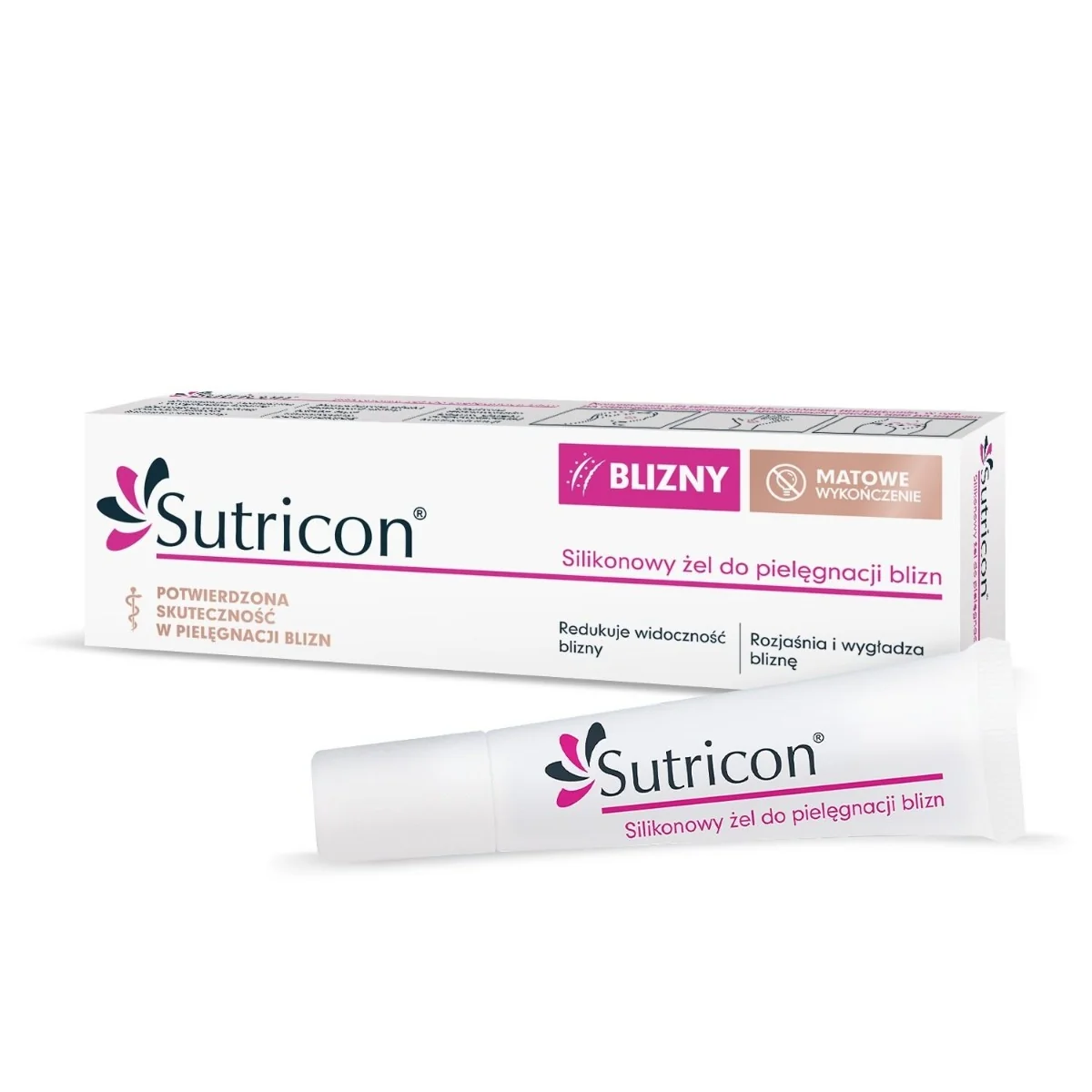 Sutricon silikonowy żel do pielęgnacji blizn, 15ml