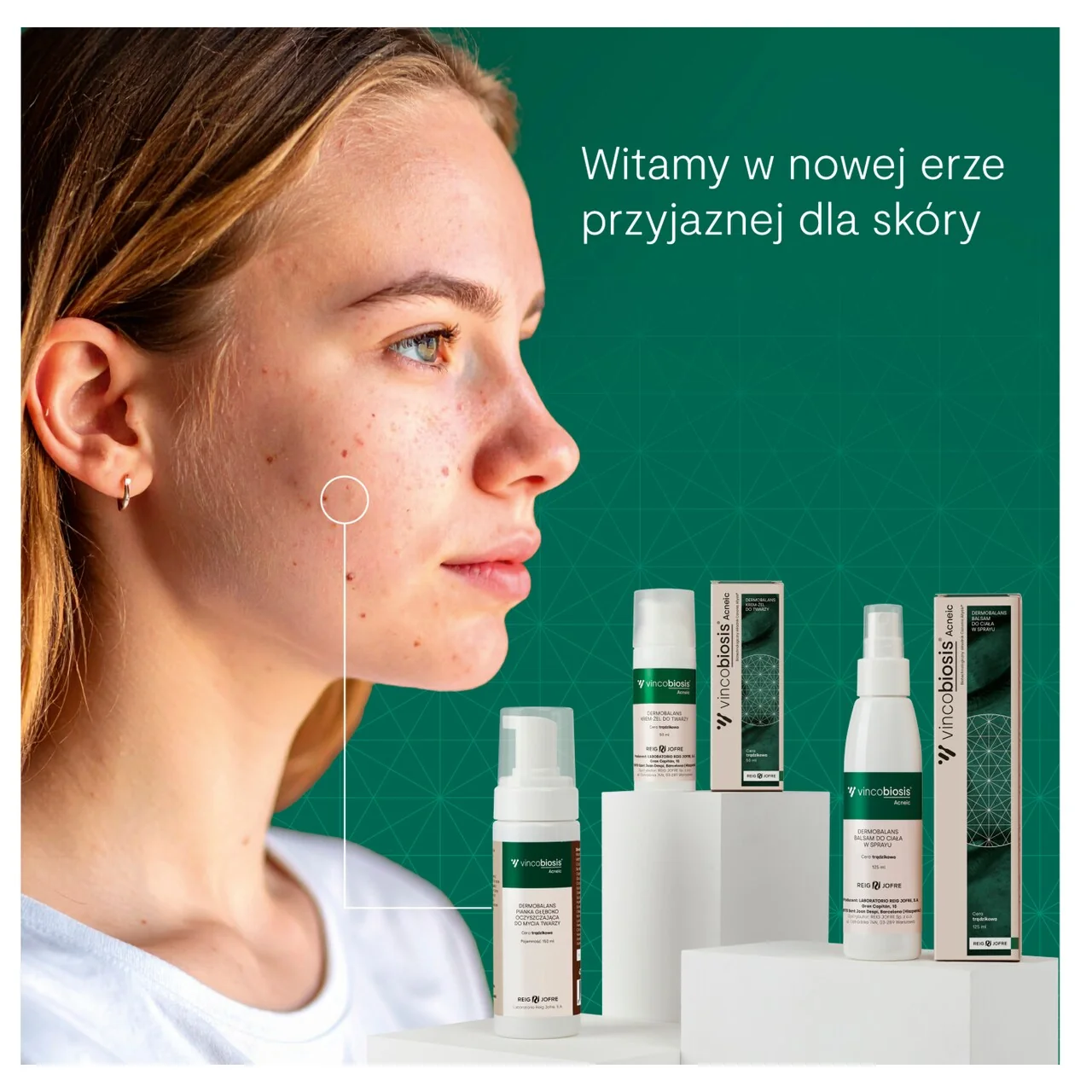 Vincobiosis® Acneic Dermobalans krem-żel do twarzy, 50 ml
