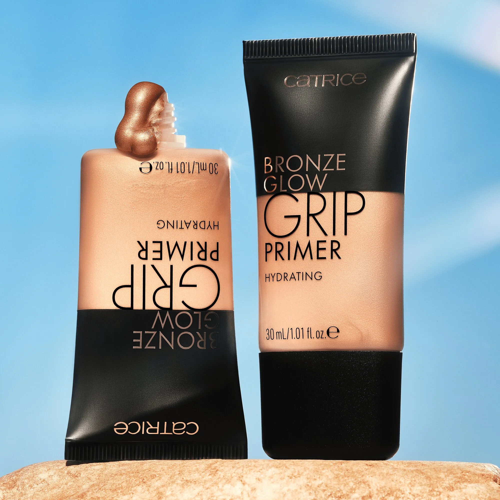 CATRICE Bronze Glow Grip Primer baza pod makijaż 010 Sun Glazed, 30 ml
