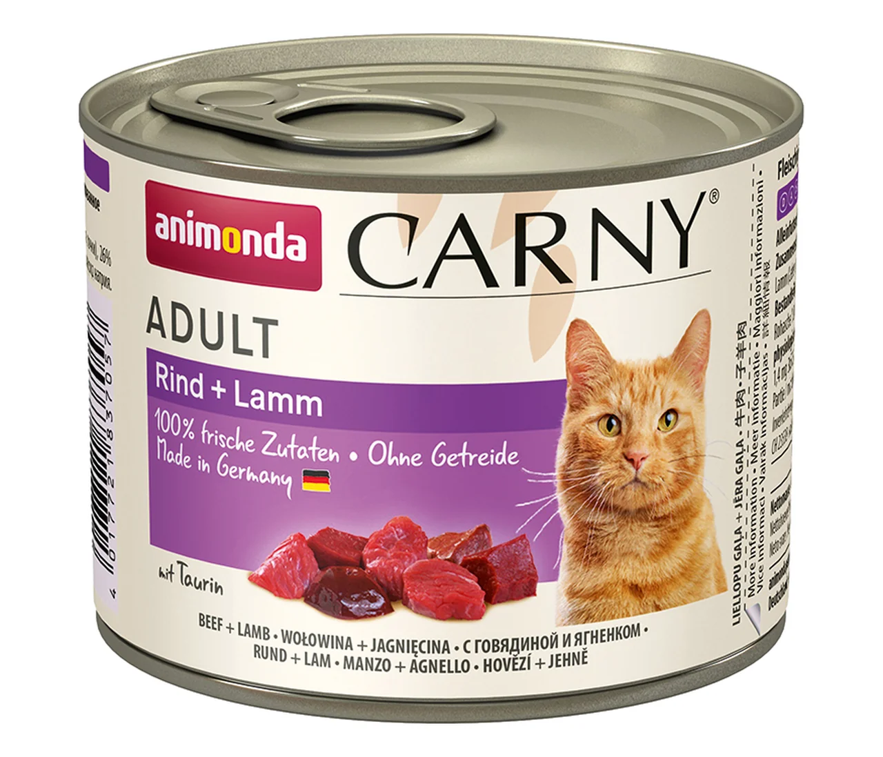 Animonda Carny Adult mokra karma dla kotów z wołowiną i jagnięciną, 200 g