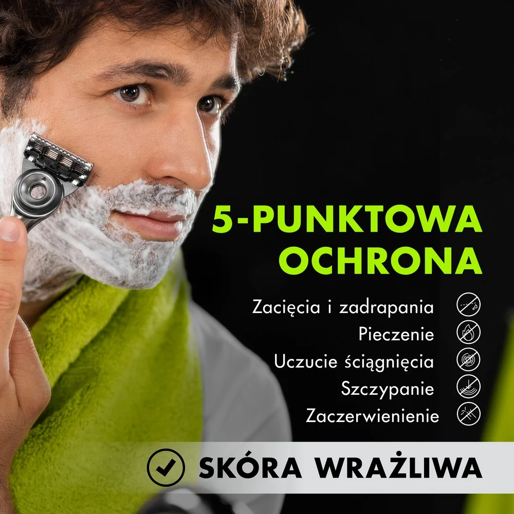 Gillette Labs Zestaw Prezentowy męska maszynka do golenia + wkład + uchwyt + żel do golenia, 198 ml + etui