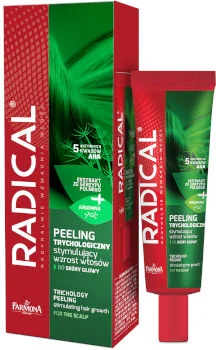 Radical peeling trychologiczny do skóry głowy stymulujący wzrost włosów Radical peeling trychologiczny do skóry głowy stymulujący wzrost włosów