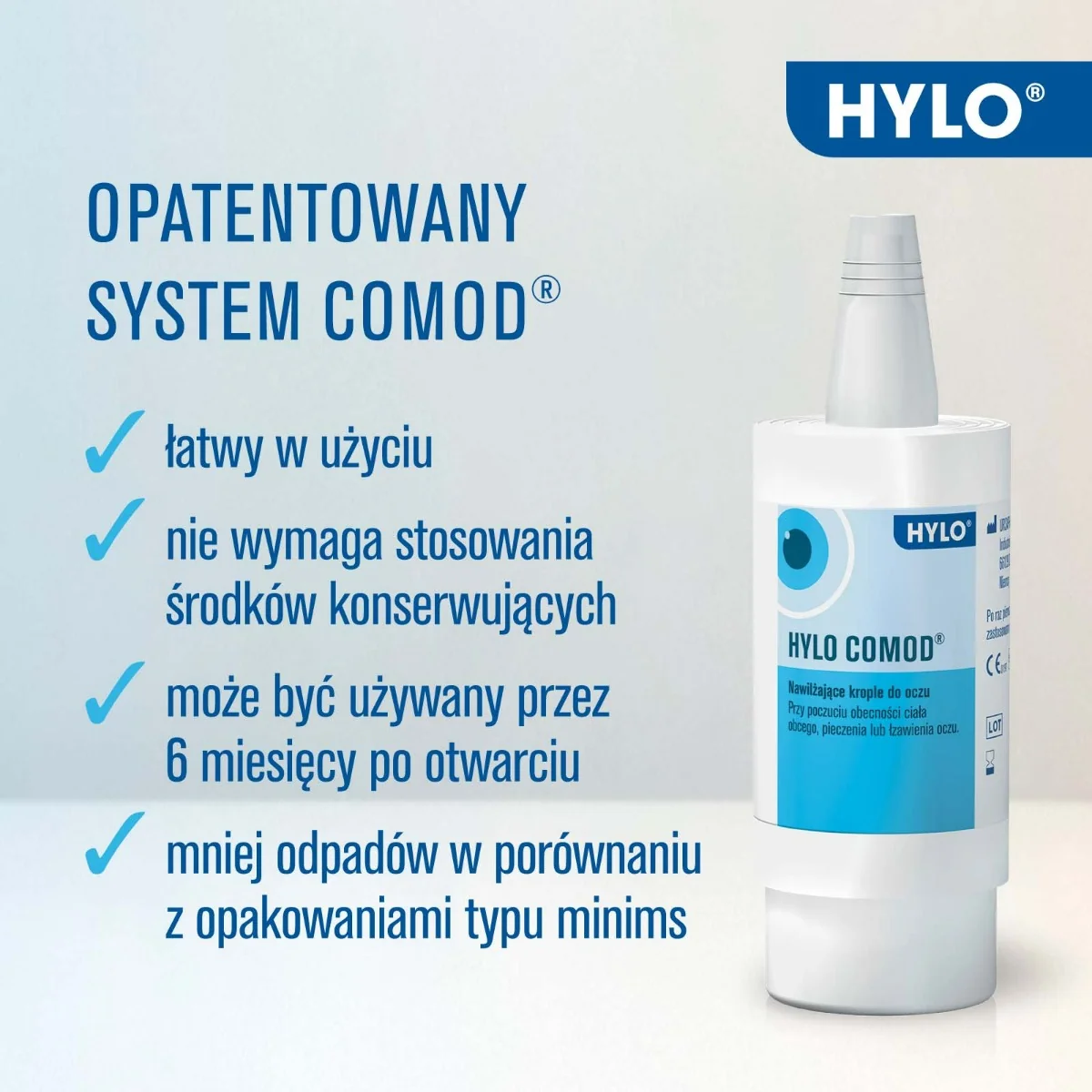 Hylo-Comod krople do oczu, 10 ml