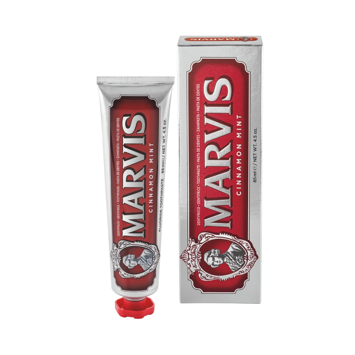 Marvis Cinnamon Mint pasta do zębów o smaku cynamonu i mięty, 85 ml