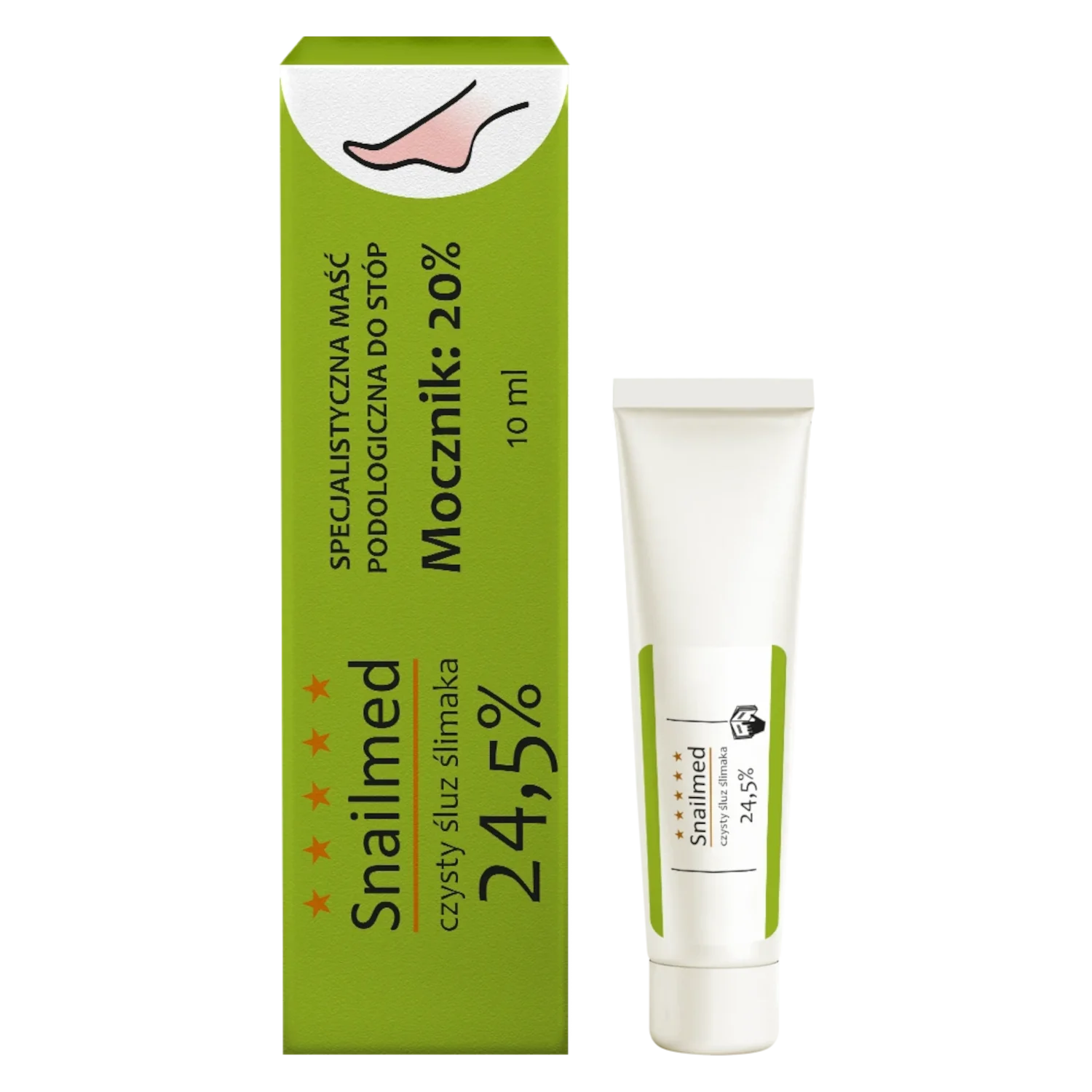 Snailmed maść podologiczna do stóp ze śluzem ślimaka, 10 ml