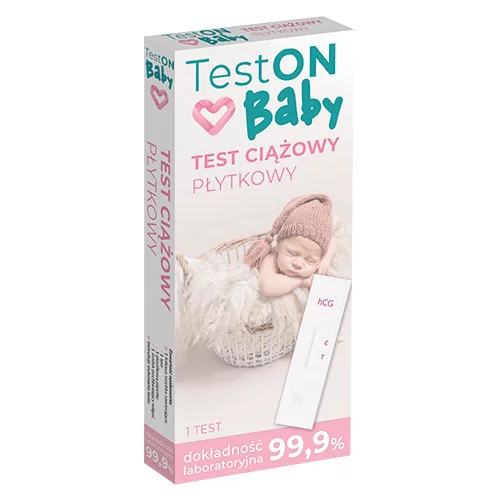 TestON Baby test ciążowy płytkowy, 1 sztuka