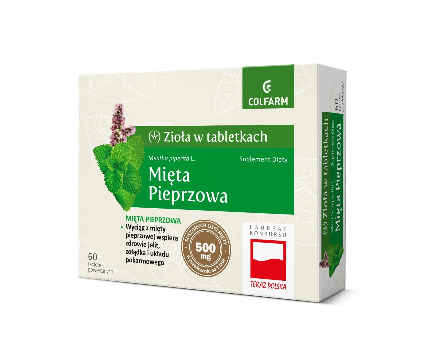 Colfarm Mięta pieprzowa 60 tabletek