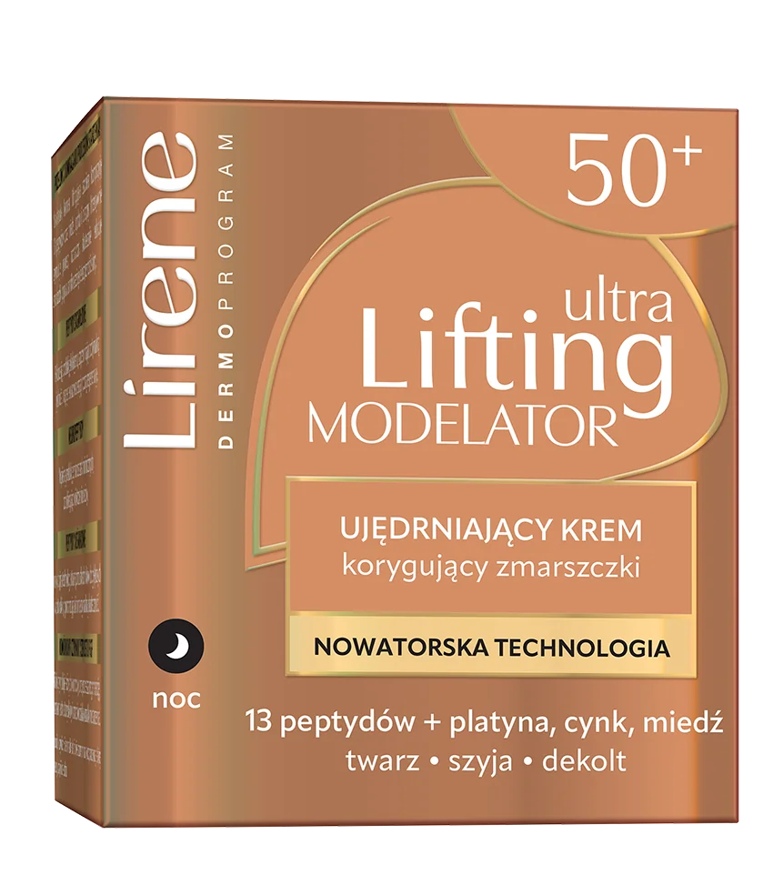 Lirene ujędrniający krem korygujący zmarszczki 50+, 50 ml