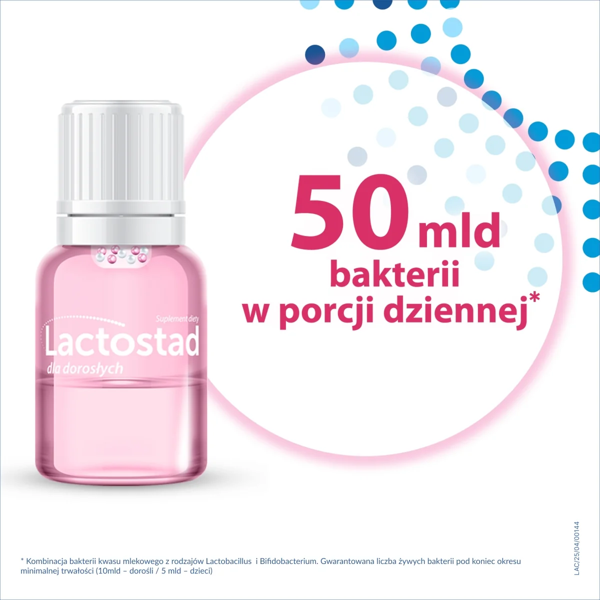 Lactostad dla dorosłych suplement diety, 7 buteleczek