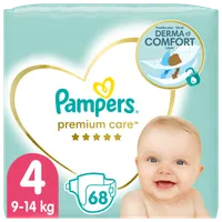 Pampers Premium Care, pieluchy, rozmiar 4, 9-14kg, 68 sztuk