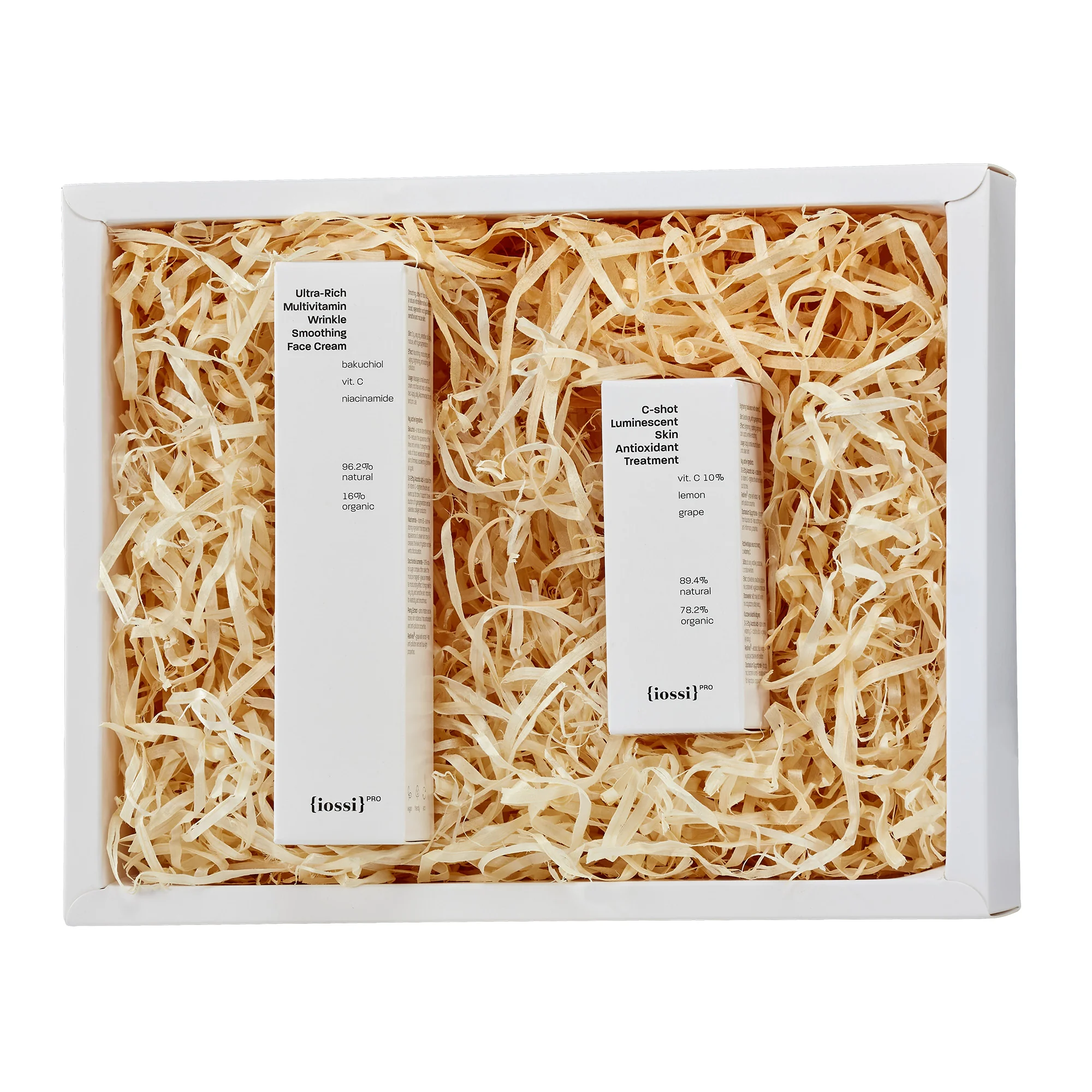 Iossi Vitamin Fields Forever Smoothing & Brightening Set zestaw serum i krem do twarzy, 50 ml + 30 ml