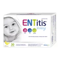 ENTitis Baby, smak bananowy, 30 saszetek