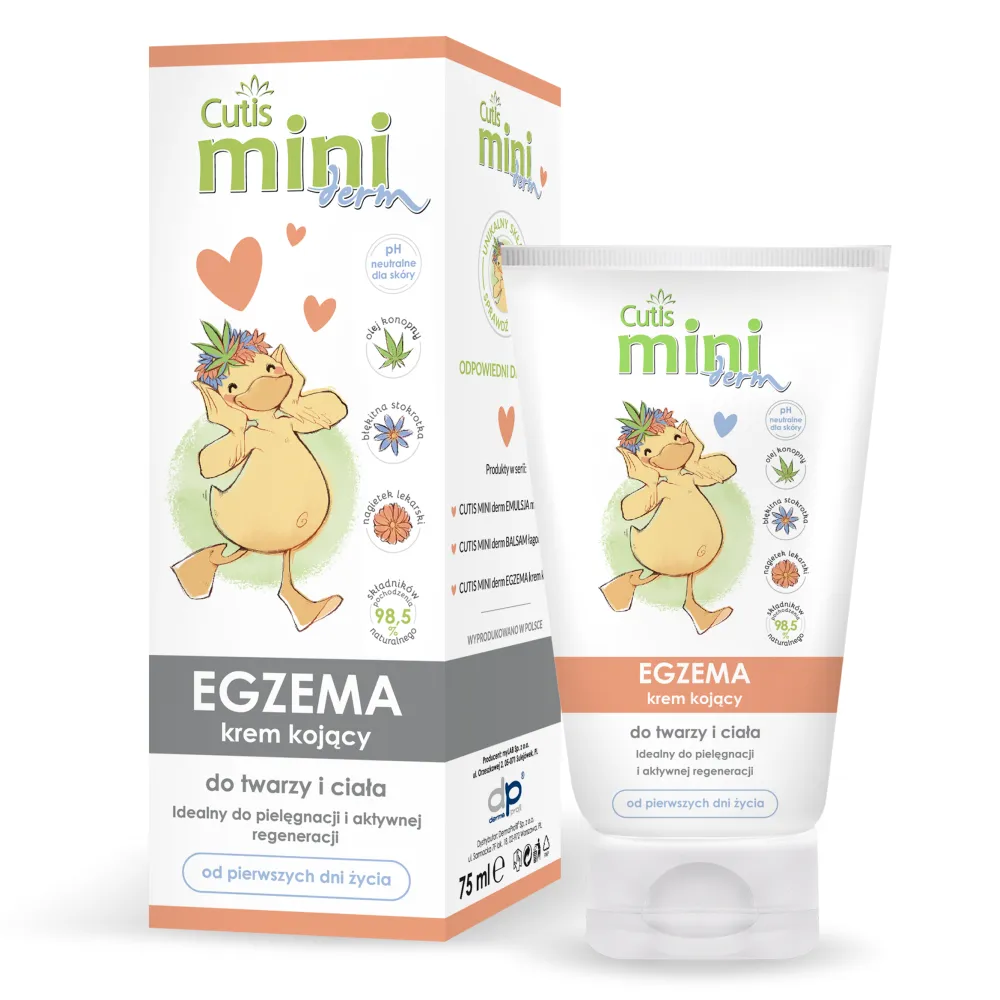 Cutis Mini Derm Egzema, krem kojący, od pierwszych dni życia, 75 ml