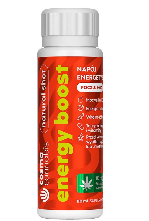 Cosma Cannabis Energy Boost płyn, 80 ml