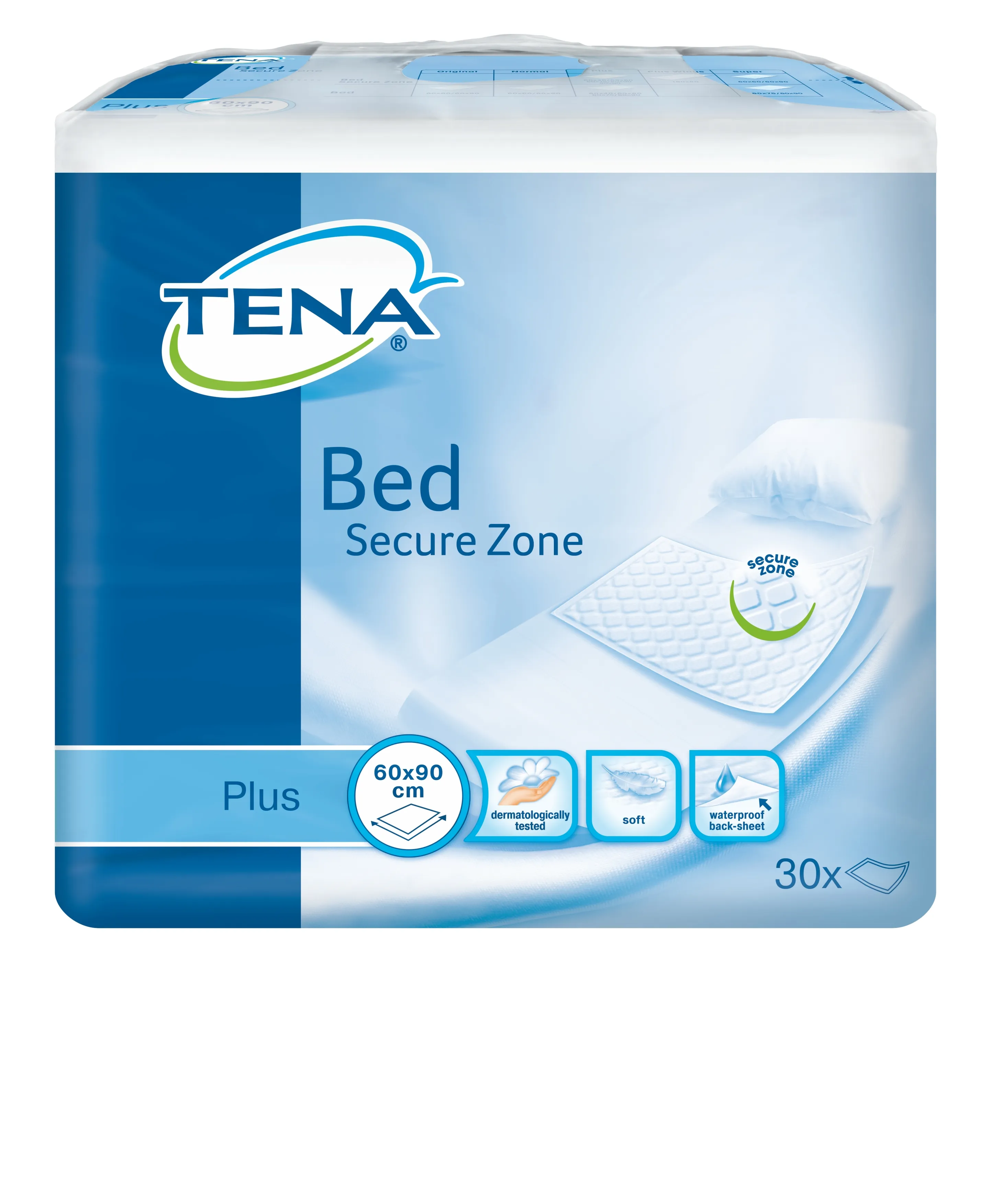 Tena Bed Plus, podkłady, 60x90 cm, 30 sztuk 