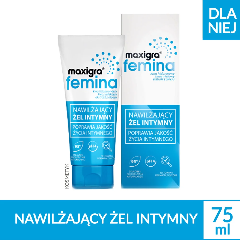 Maxigra femina, nawilżający żel intymny, 75 ml 