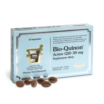 Bio-Quinon Active Q10 Gold 30 mg, suplement diety, 30 kapsułek 
