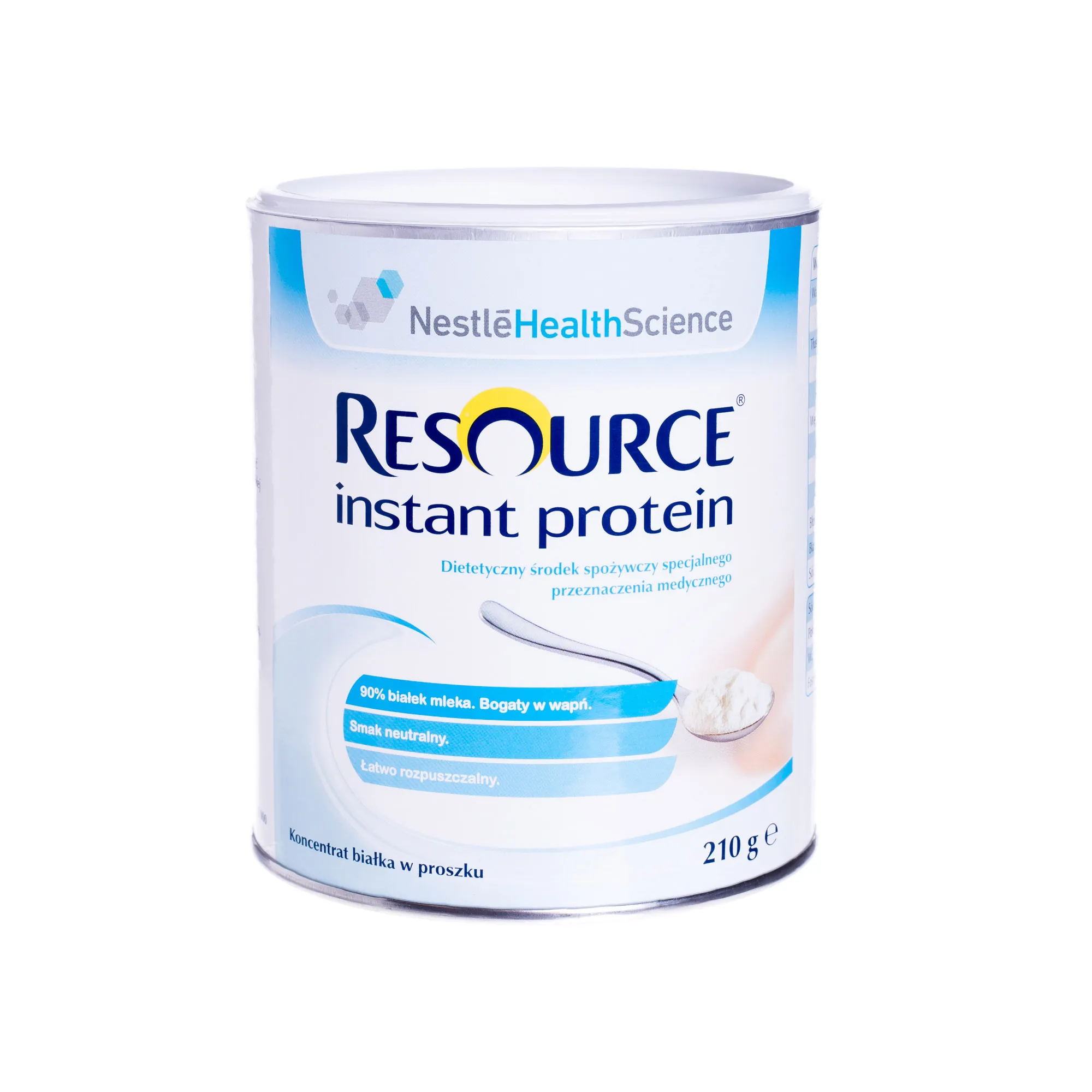 Resource Instant Protein koncentrat białka, smak neutralny, 210 g