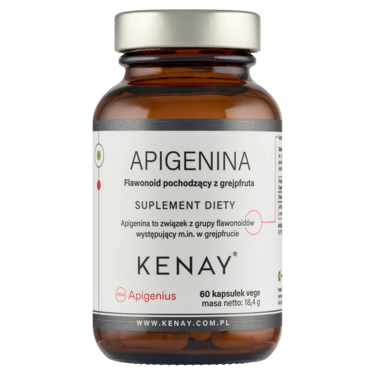 KenayAG Apigenina, suplement diety, 60 kapsułek
