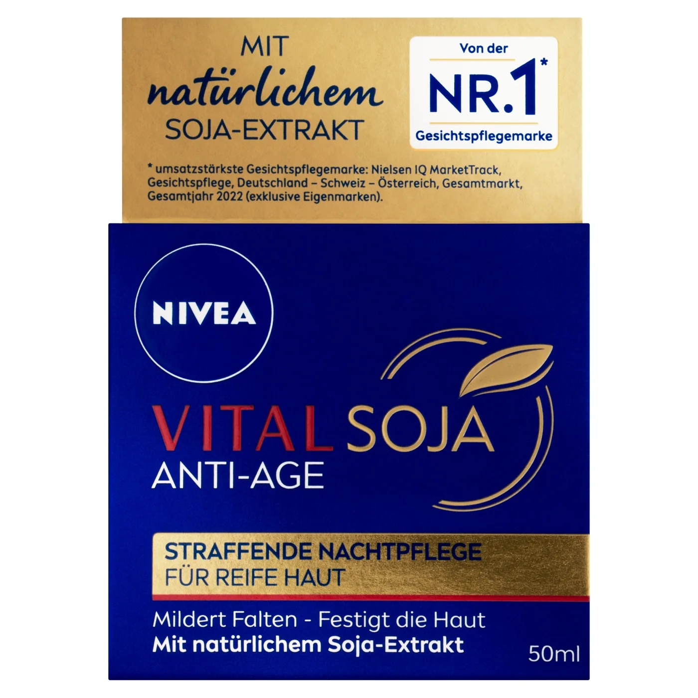 Nivea Vital Soja regenerujący krem na noc skóra dojrzała, 50 ml