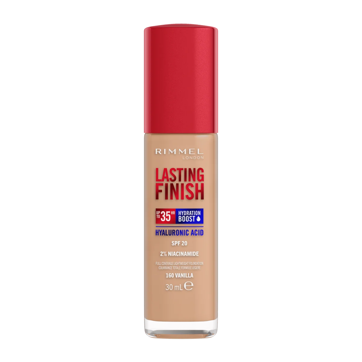 Rimmel Lasting Finish Foundation Podkład do twarzy nr 160 Vanilla, 30 ml