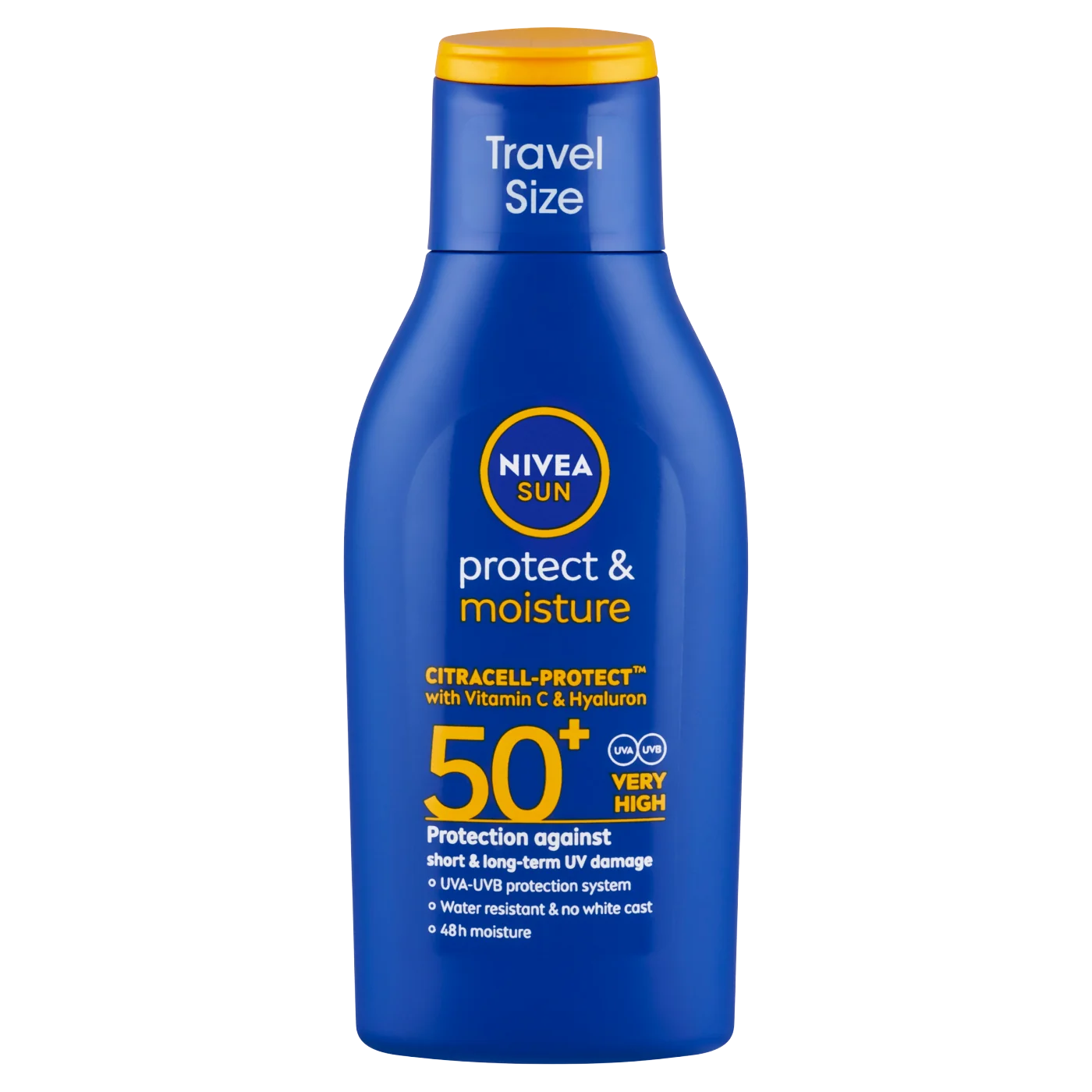 Nivea Sun Protect & Moisture podróżne mleczko do opalania SPF 50+, 100 ml