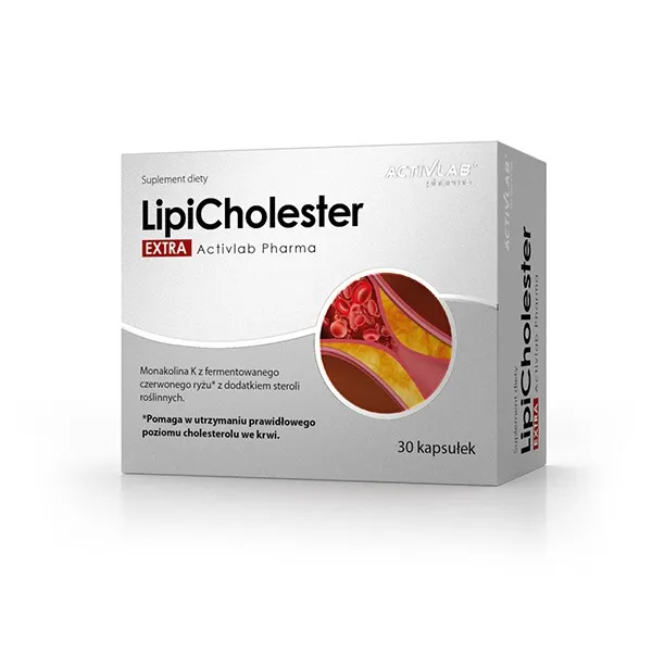 Activlab Pharma LipiCholester Extra, suplement diety, 30 kapsułek