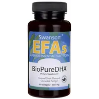 Swanson BioPure DHA, suplement diety, 60 kapsułek