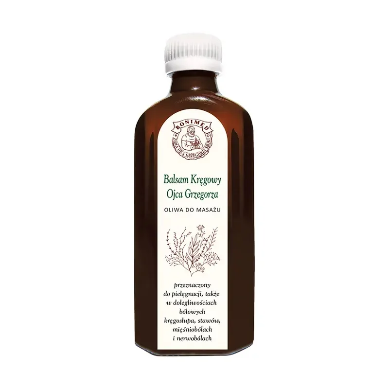Bonimed ziołowy balsam kręgowy Ojca Grzegorza, oliwka do masażu, 100 g