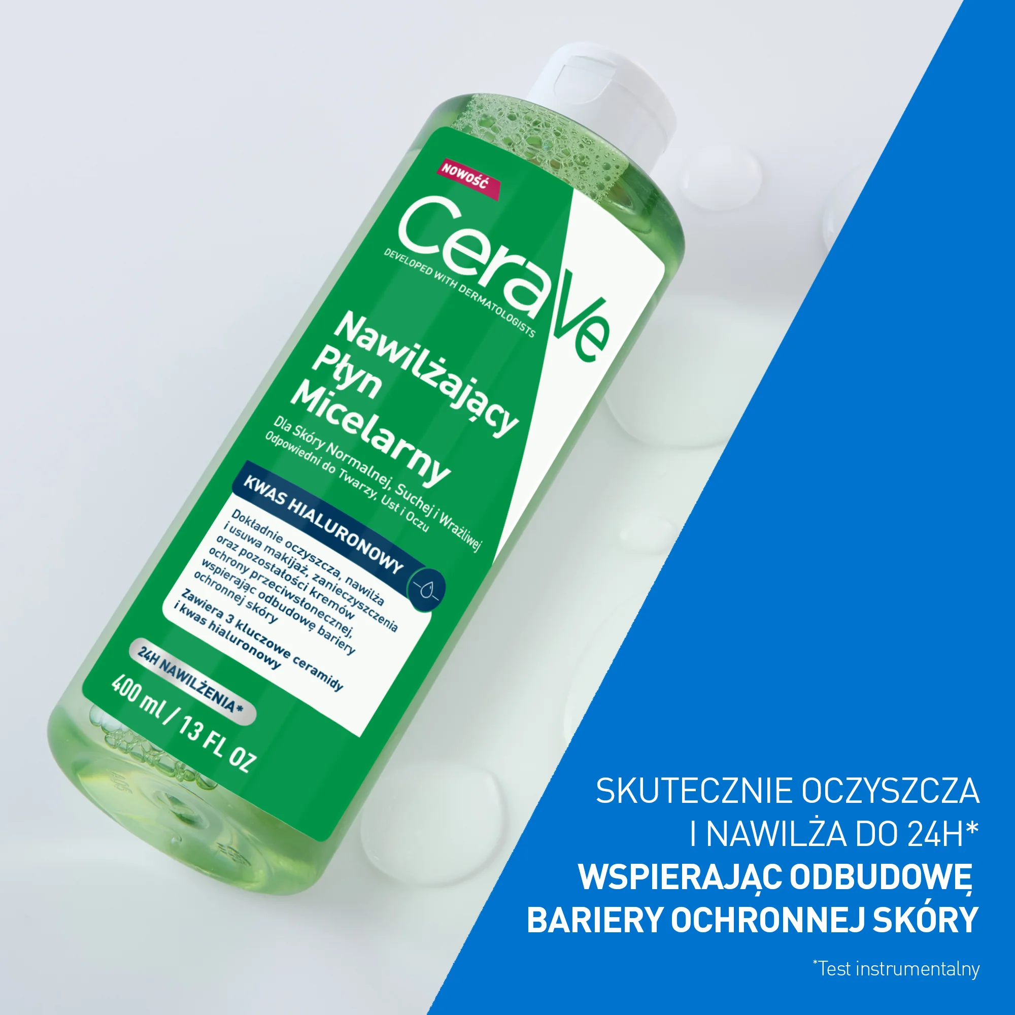 CeraVe nawilżający płyn micelarny, 400 ml